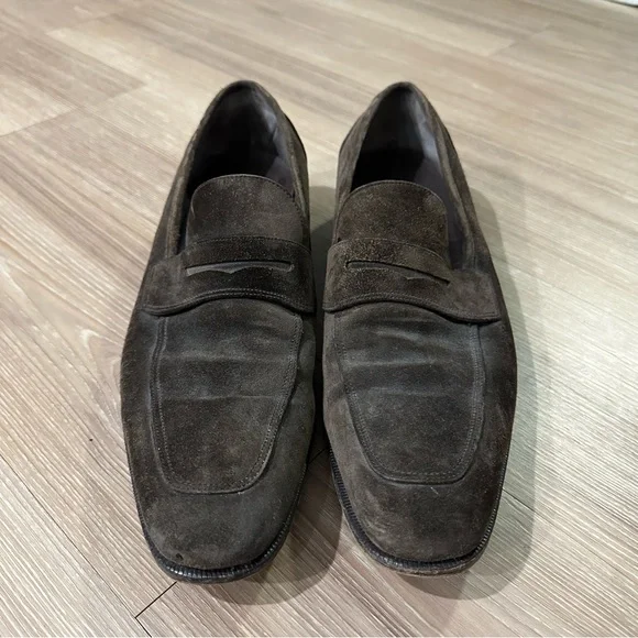 Salvatore Ferragamo | Shoes | Brown Suede Salvatore  display picture 1